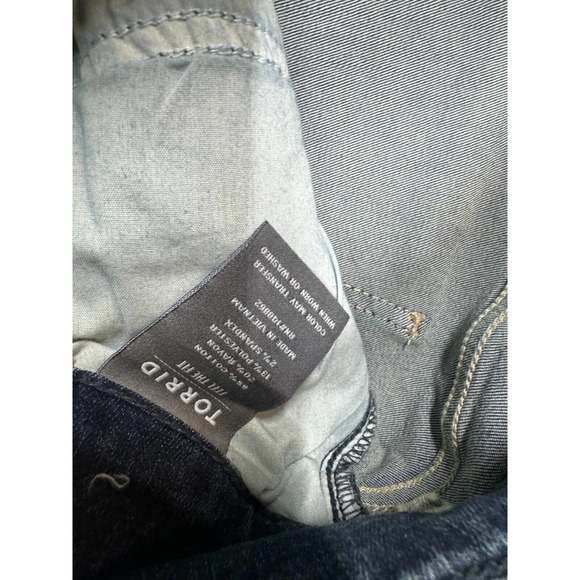 Torrid Jegging Womens 10T Super Skinny Leg Blue Stretch Denim NEW Super Soft - Picture 4 of 9